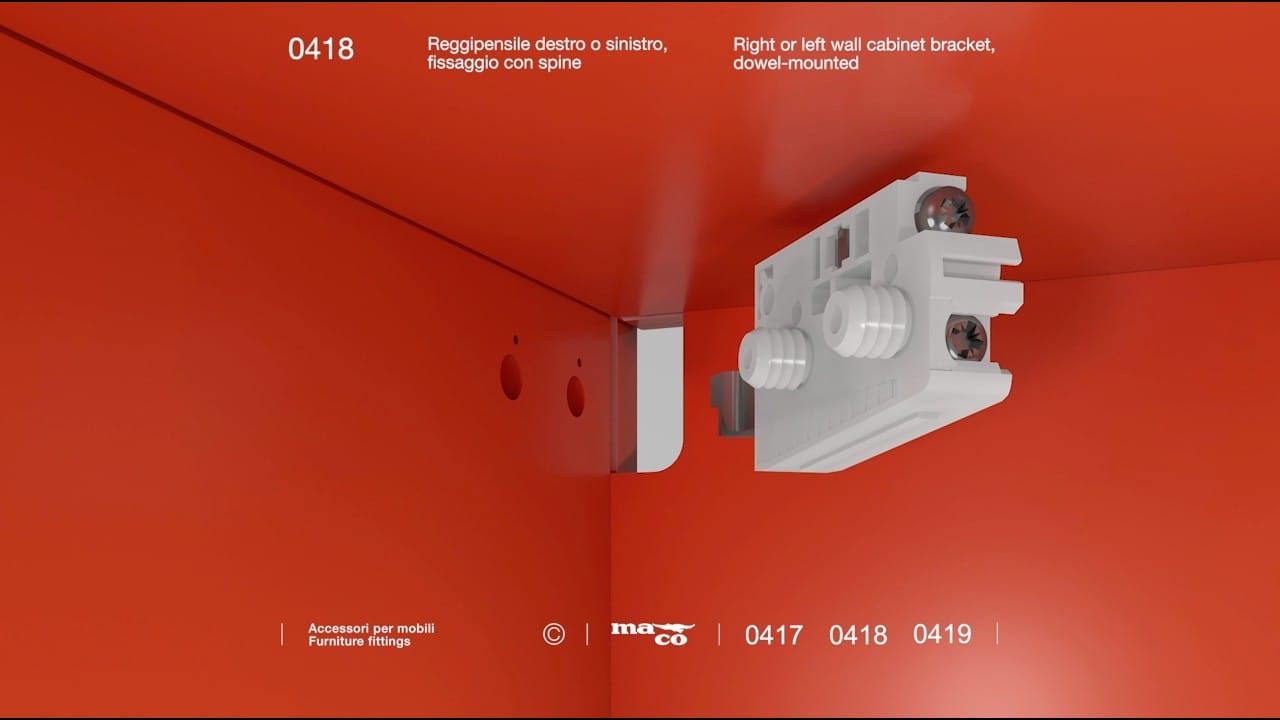 0417 Reversible wall cabinet bracket body 2